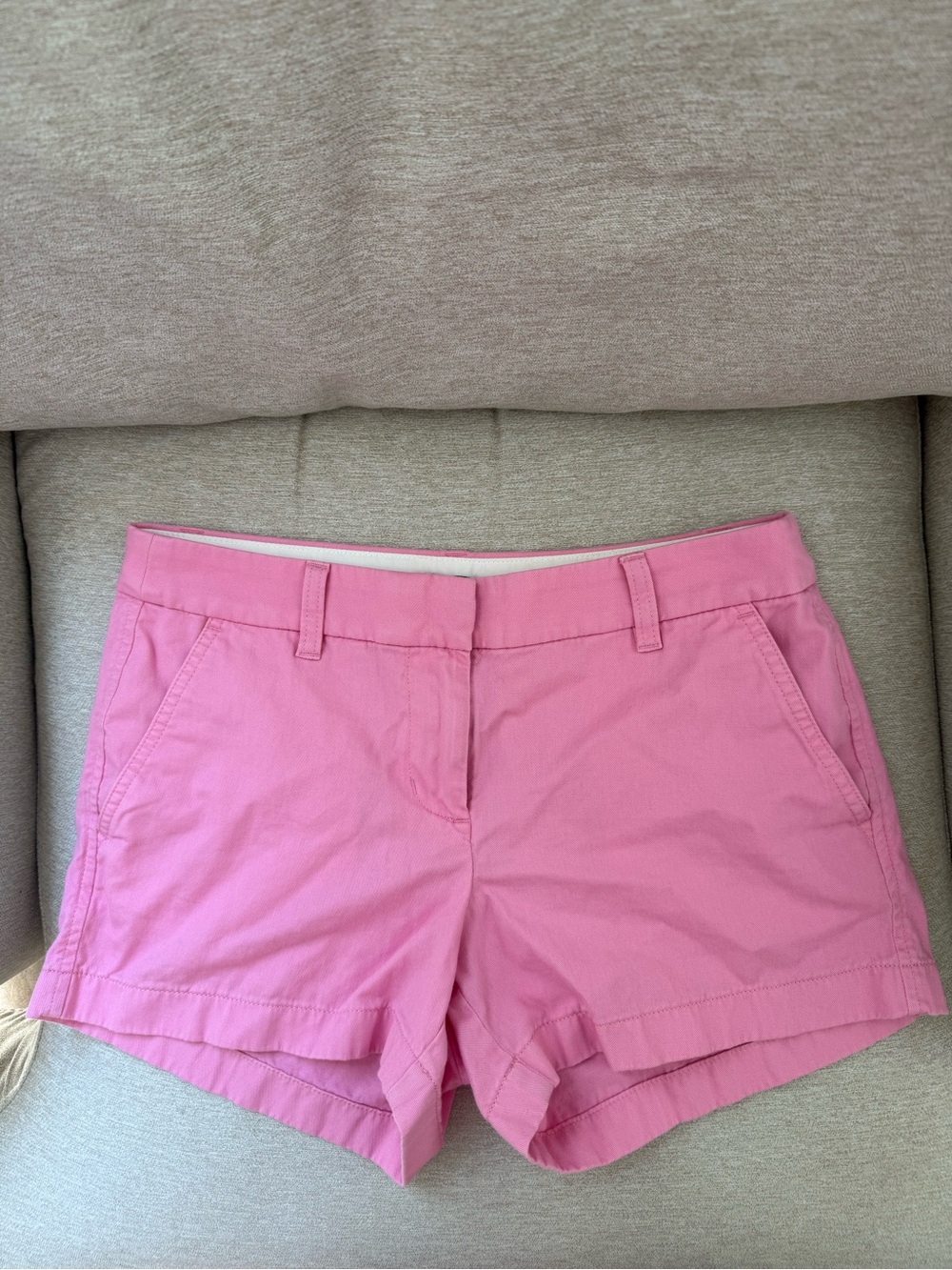 J. Crew Pink Chino Shorts